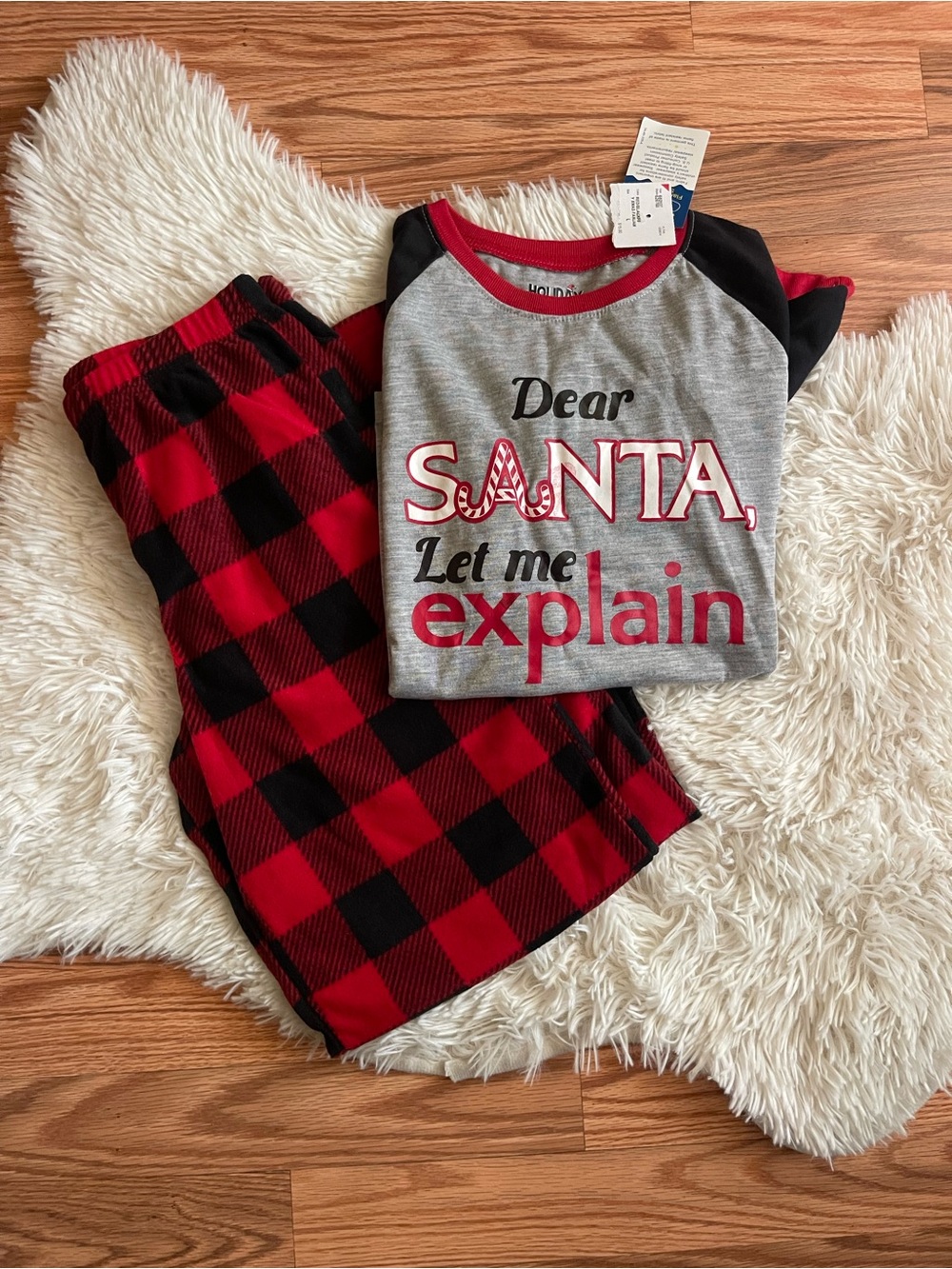 Boys Holiday PJ Set Large *read description*